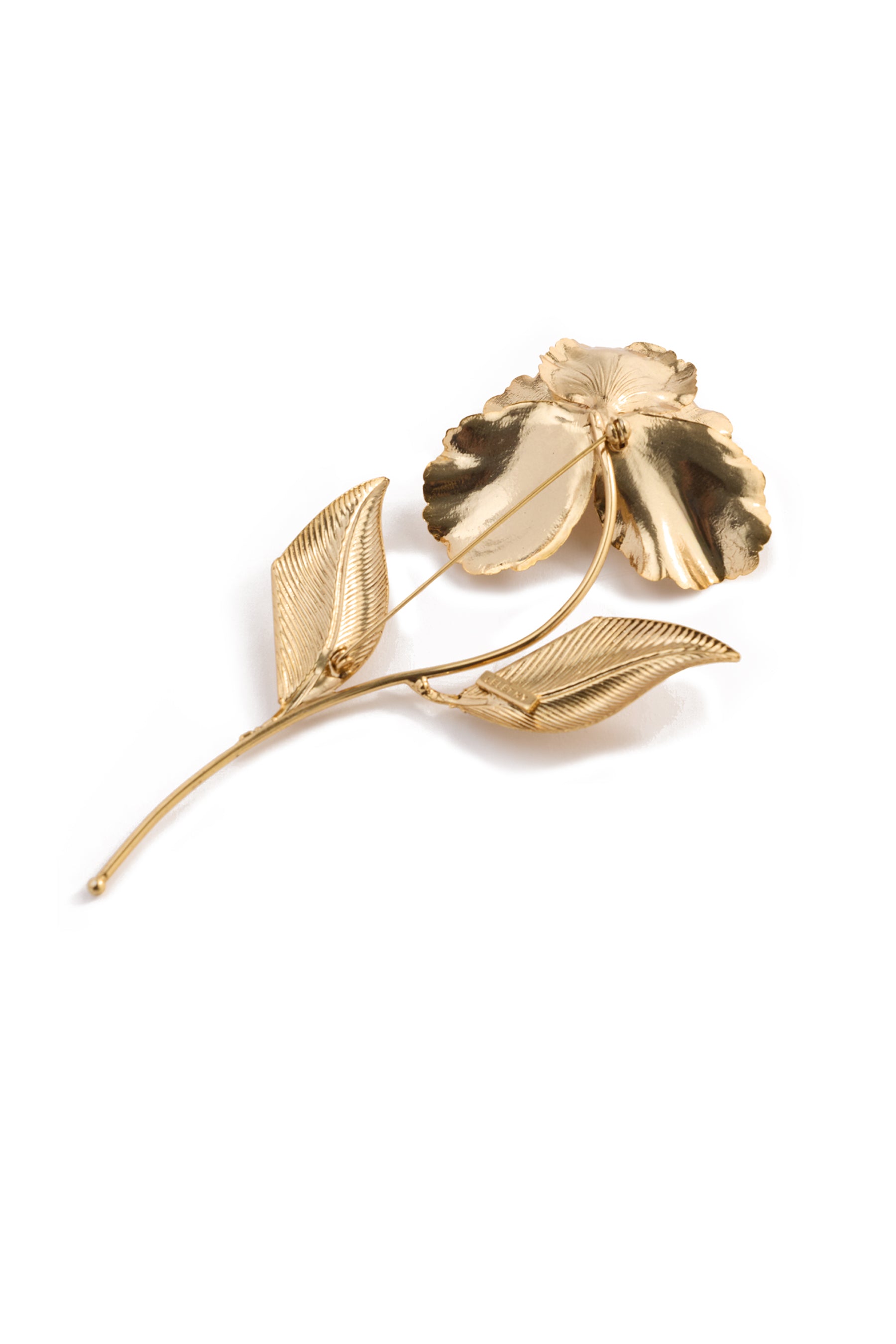 Iris Floral Brooch