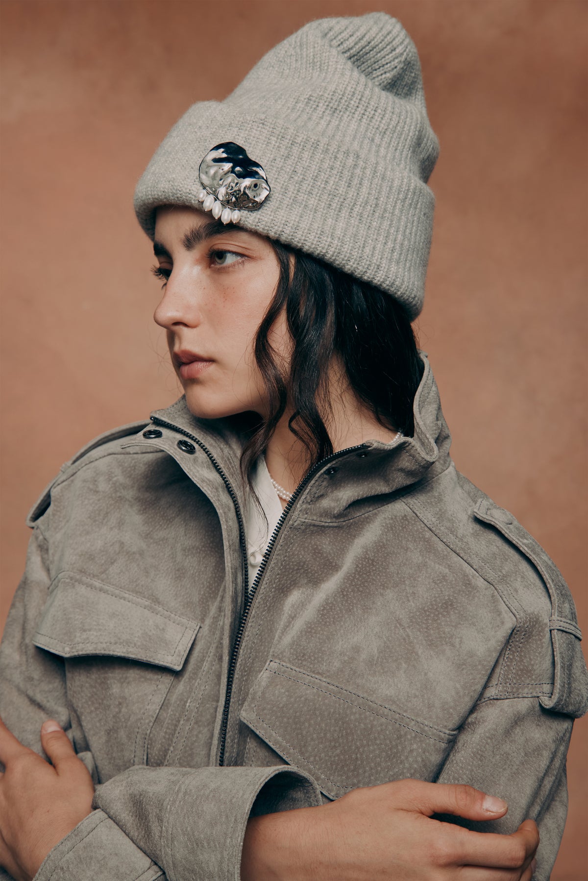 Camille Ribbed Beanie