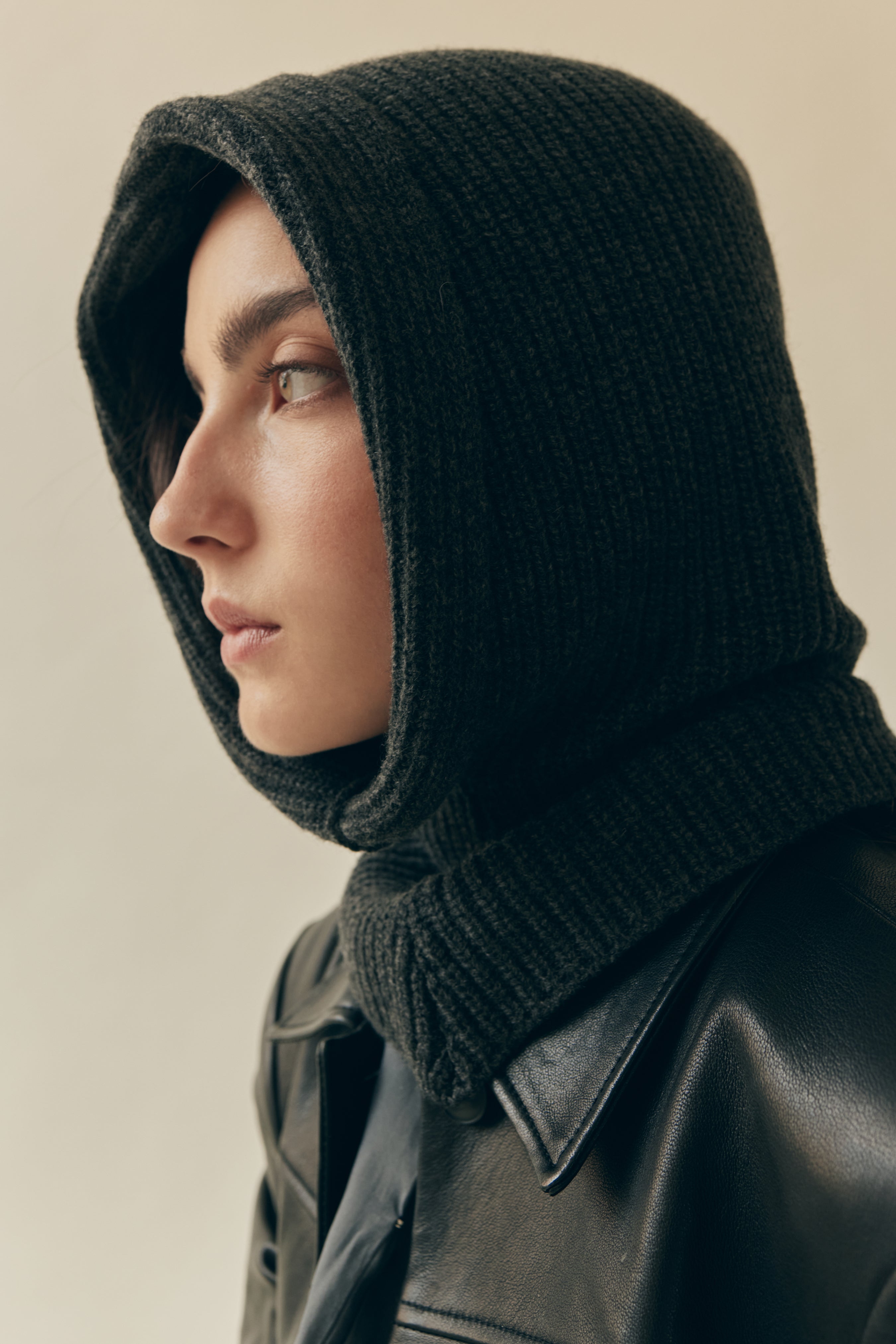 Camille Ribbed Balaclava