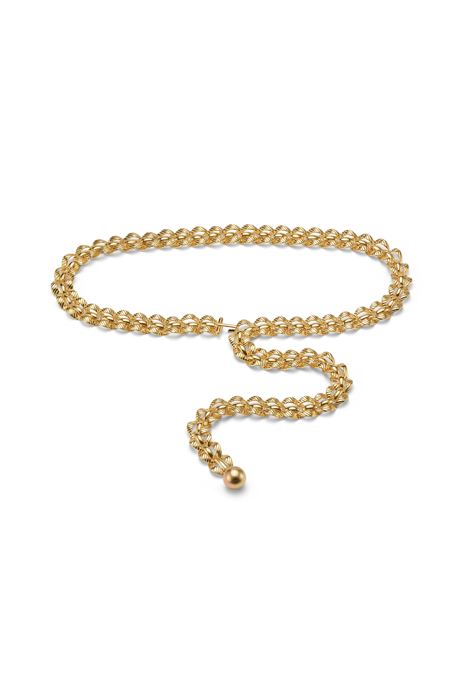 Kendra Metal Chain Belt | LELET NY display picture 1