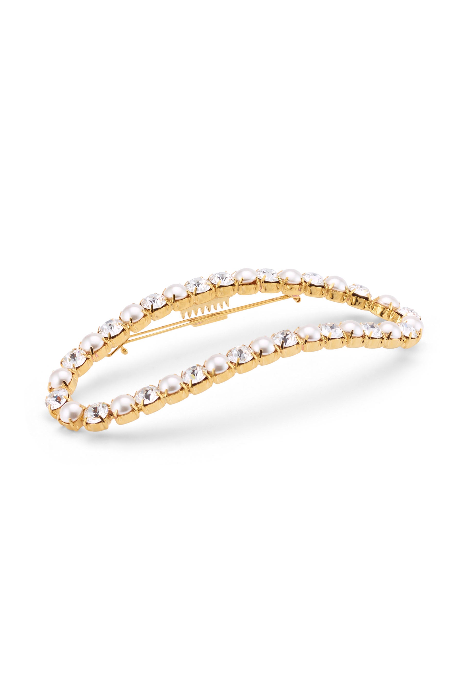 Broadway Pearl and Crystal Barrette