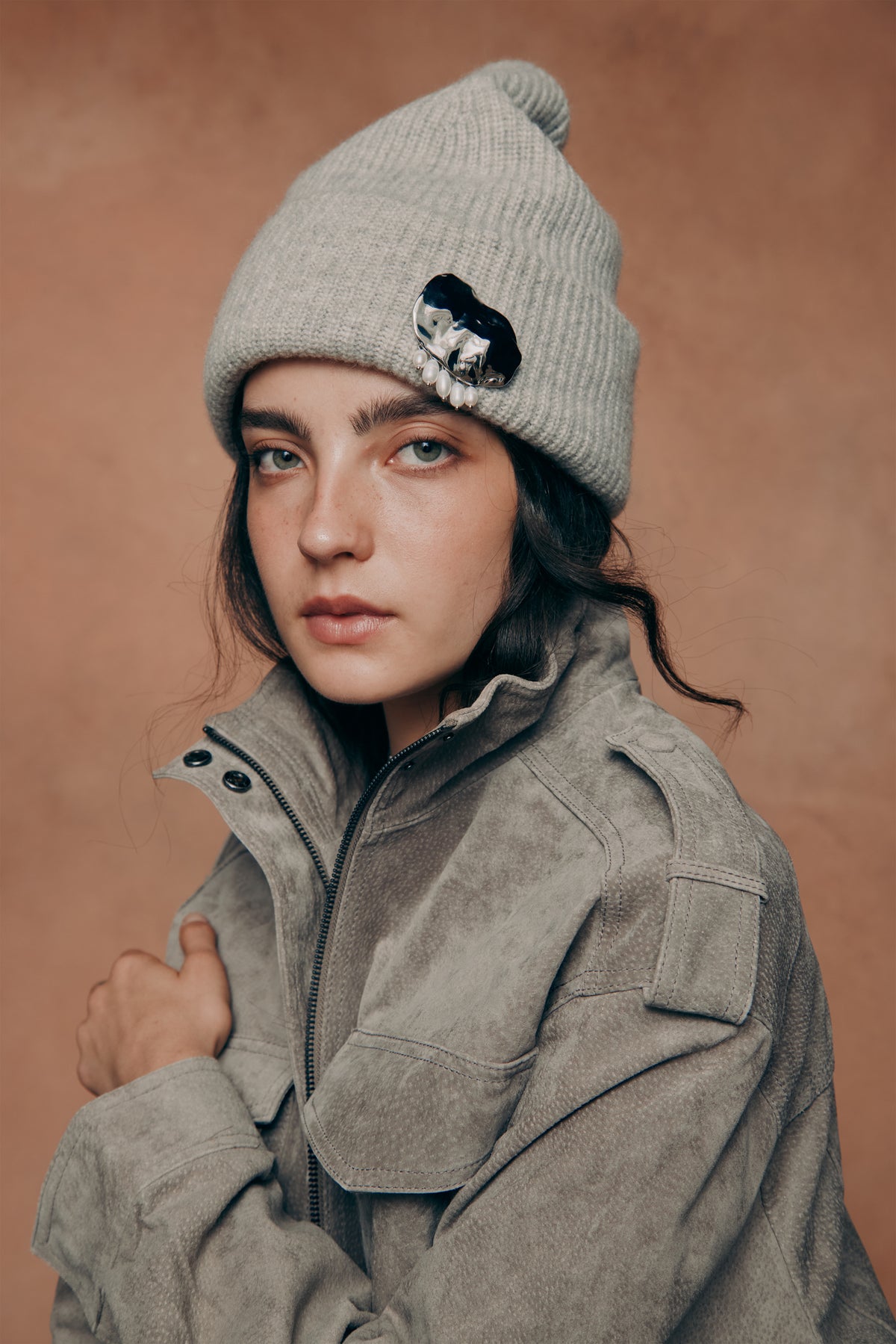 Camille Ribbed Beanie
