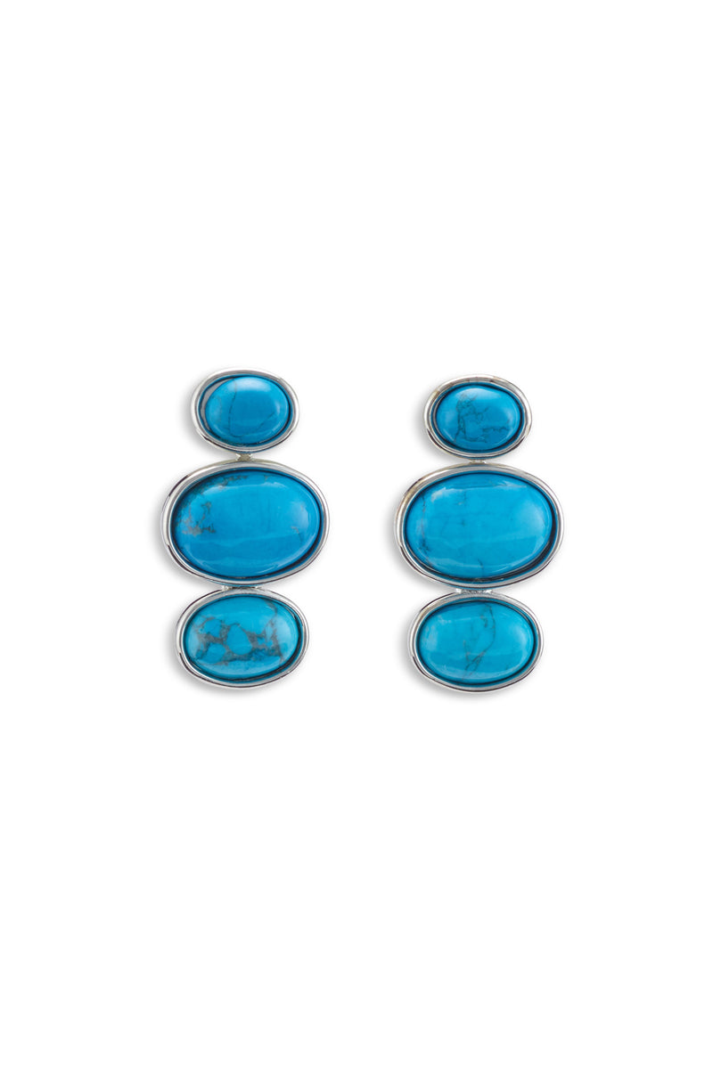 Vega Stone Linear Earrings