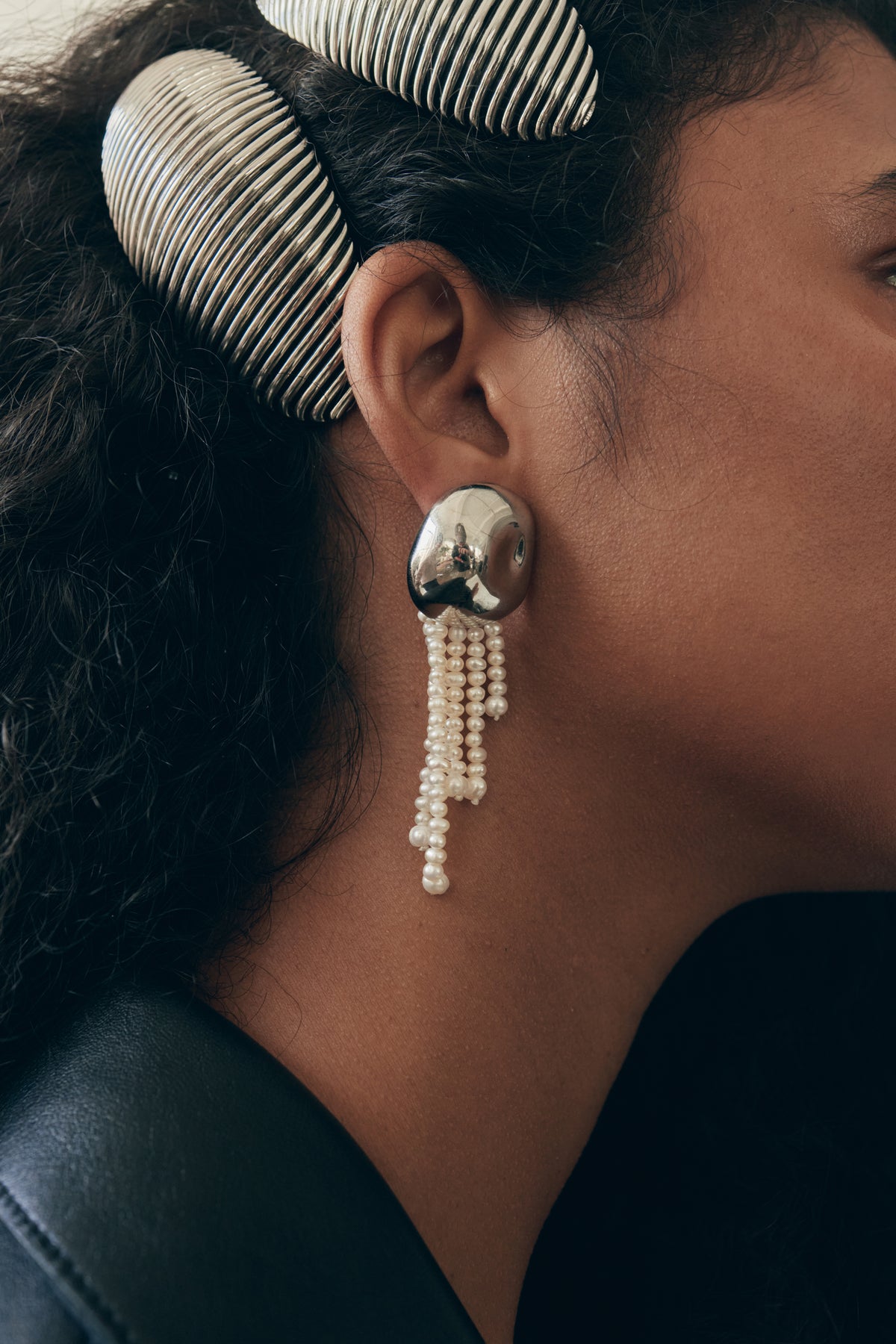Zoe Freshwater Pearl Fringe Earrings