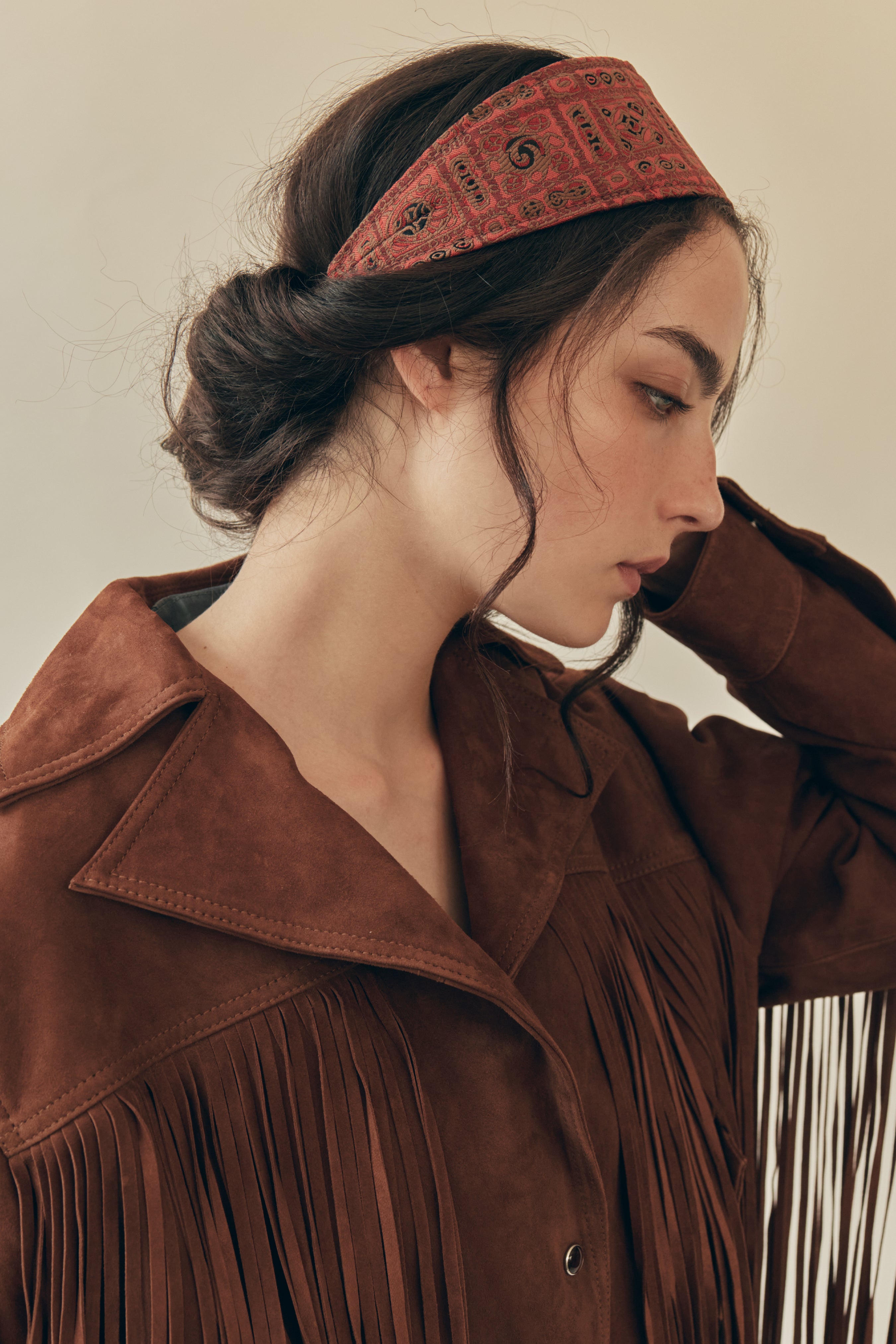 Annika Jacquard Headwrap