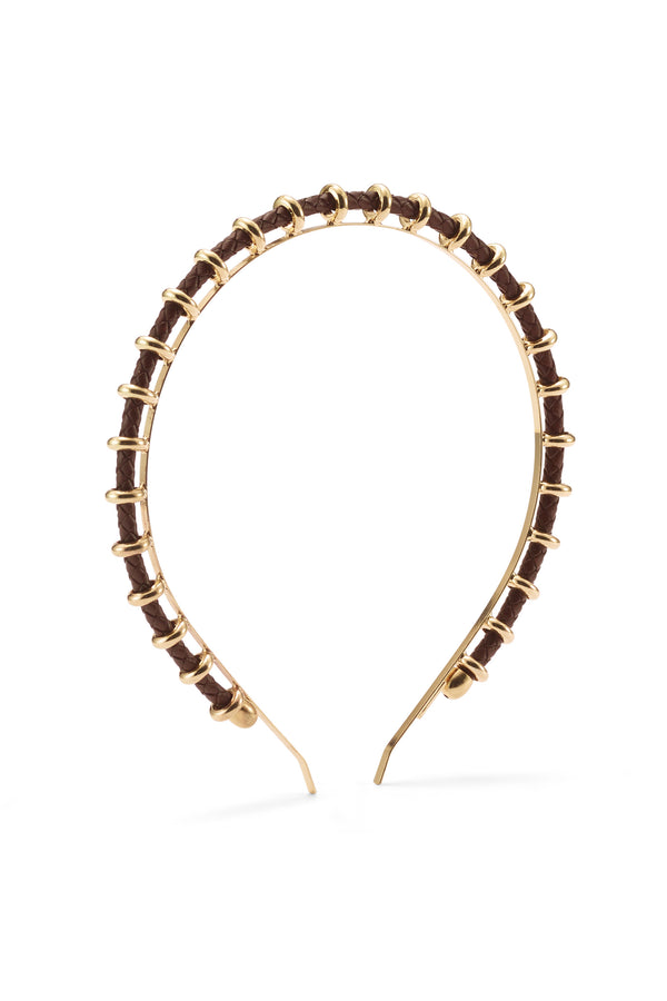 Bentley Braided Leather Headband