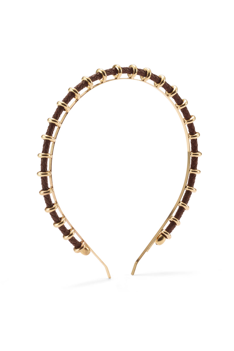 Bentley Braided Leather Headband