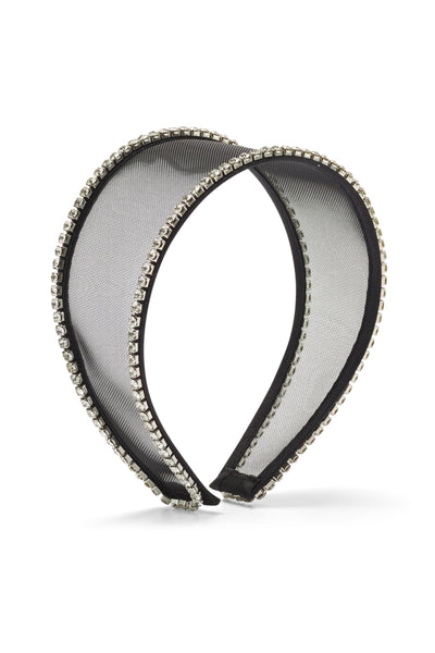 Ella Mesh Crystal Headband | LELET NY