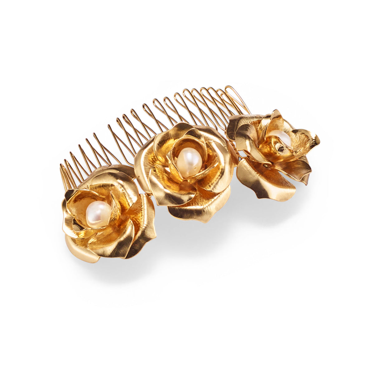 Ivy Floral Pearl Comb| LELET NY