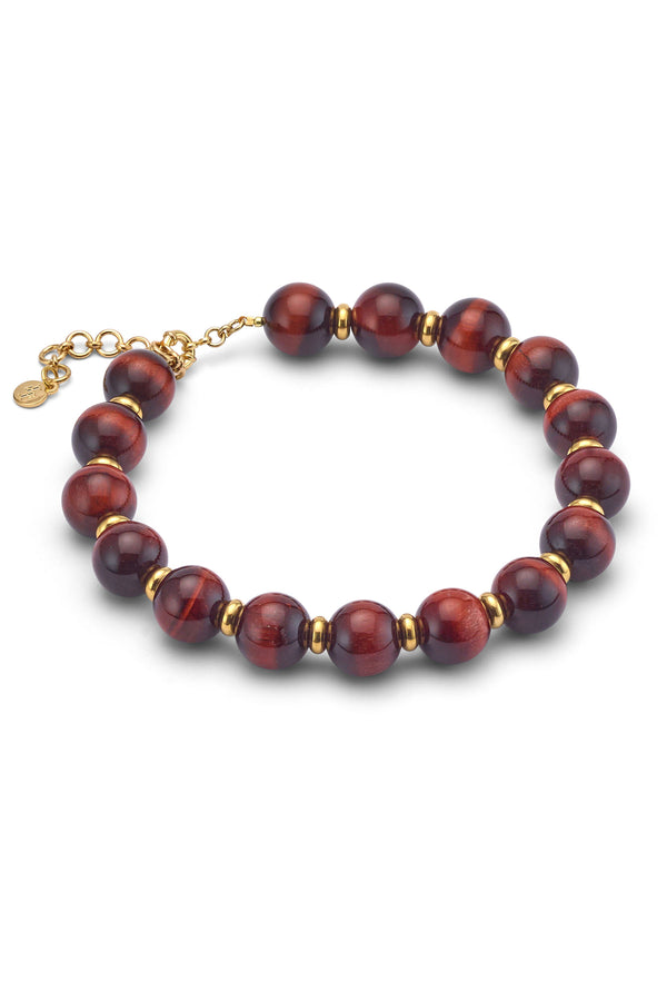 Reese Stone Beaded Necklace