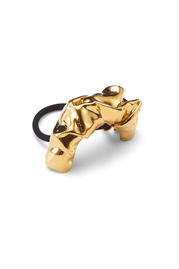 Glossy Draped Pony Cuff