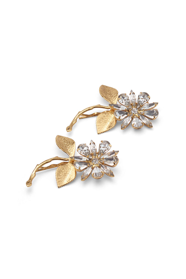 Stella Crystal Floral Bobbi Set of 2