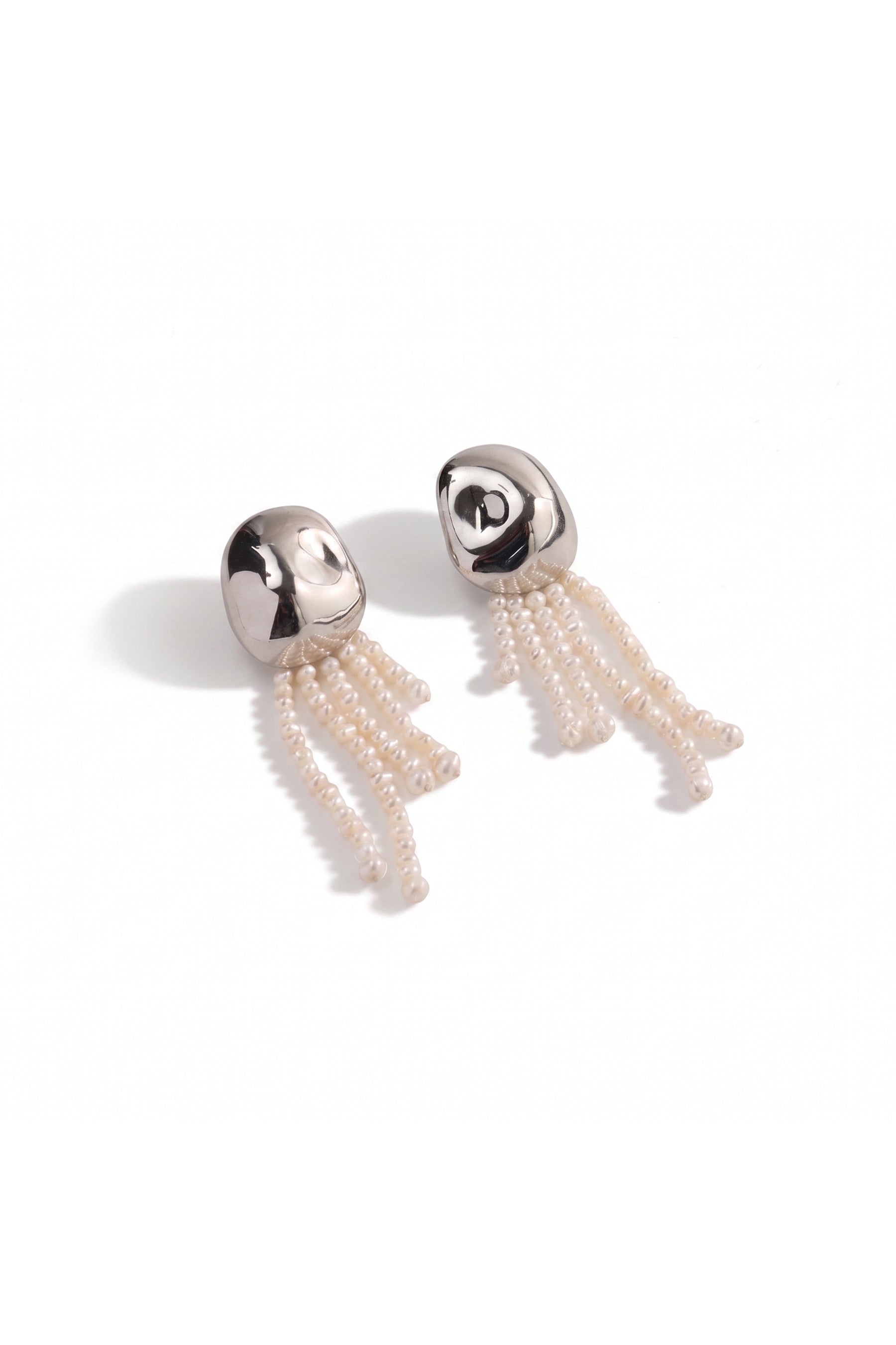 Zoe Freshwater Pearl Fringe Earrings