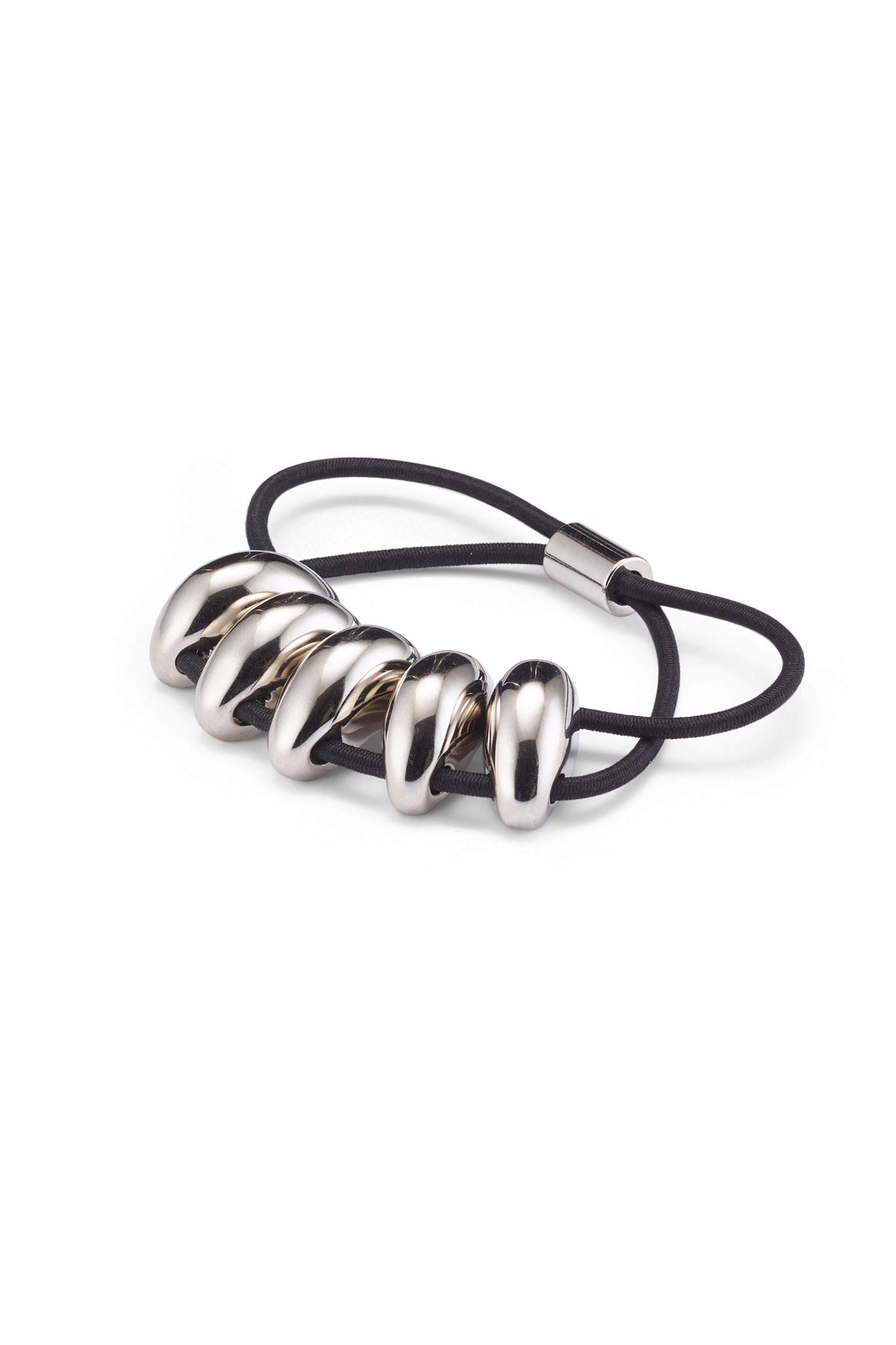 Glossy Dome Beaded Elastic