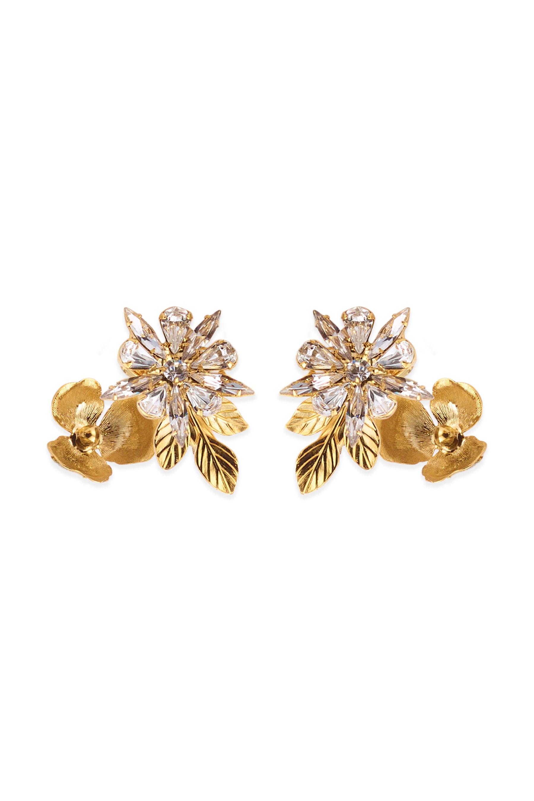 Stella Crystal Floral Earrings