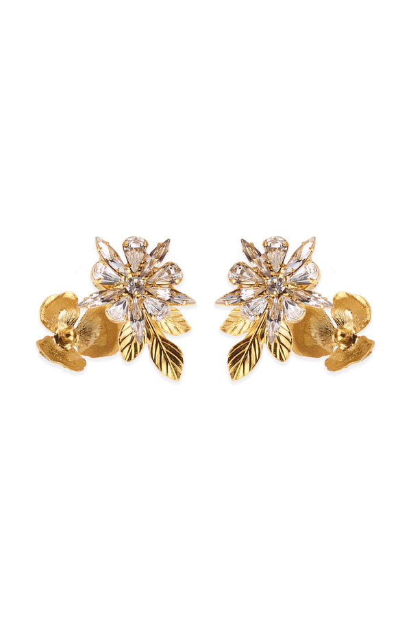 Stella Crystal Floral Earrings
