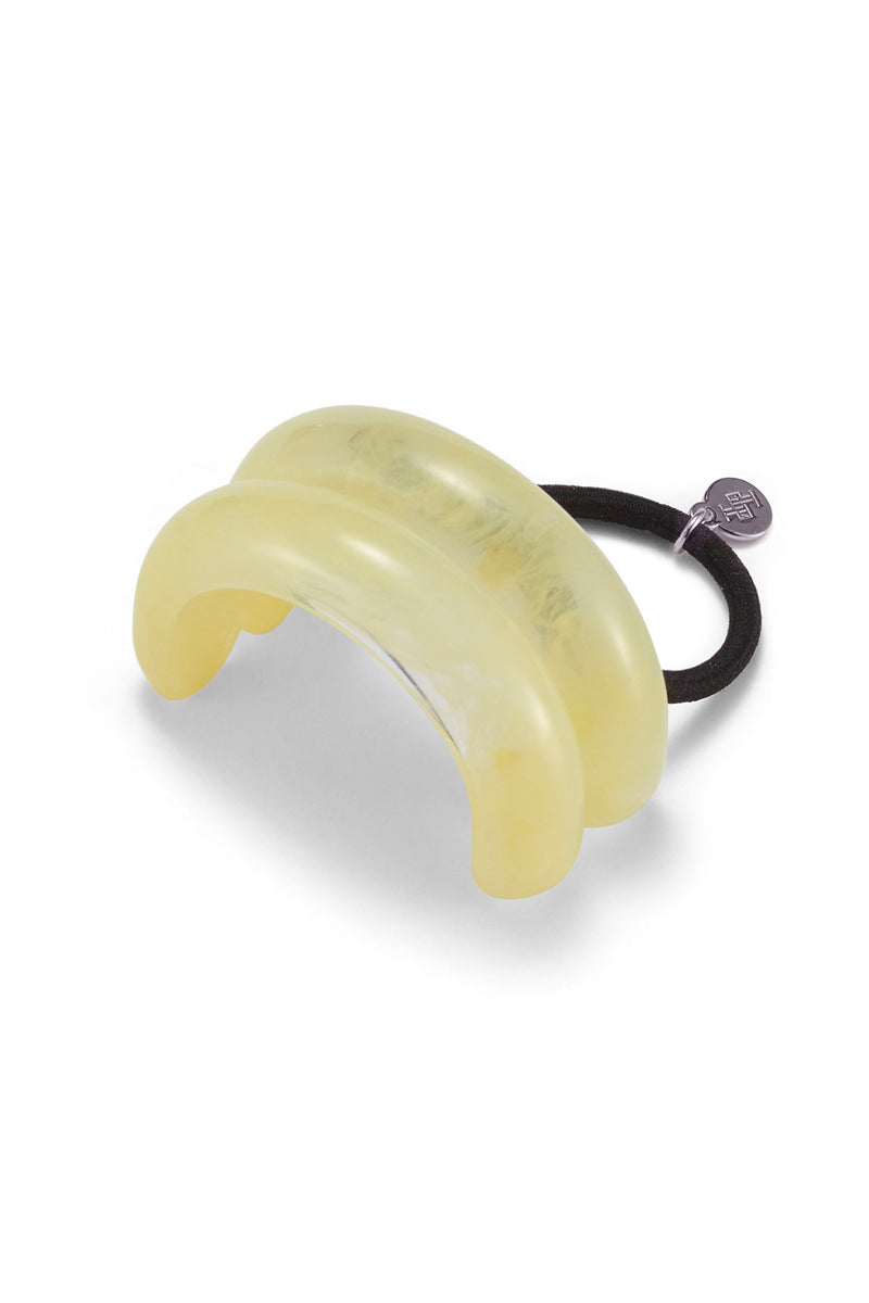 Yellow Quartz Marble Double Arch Pony