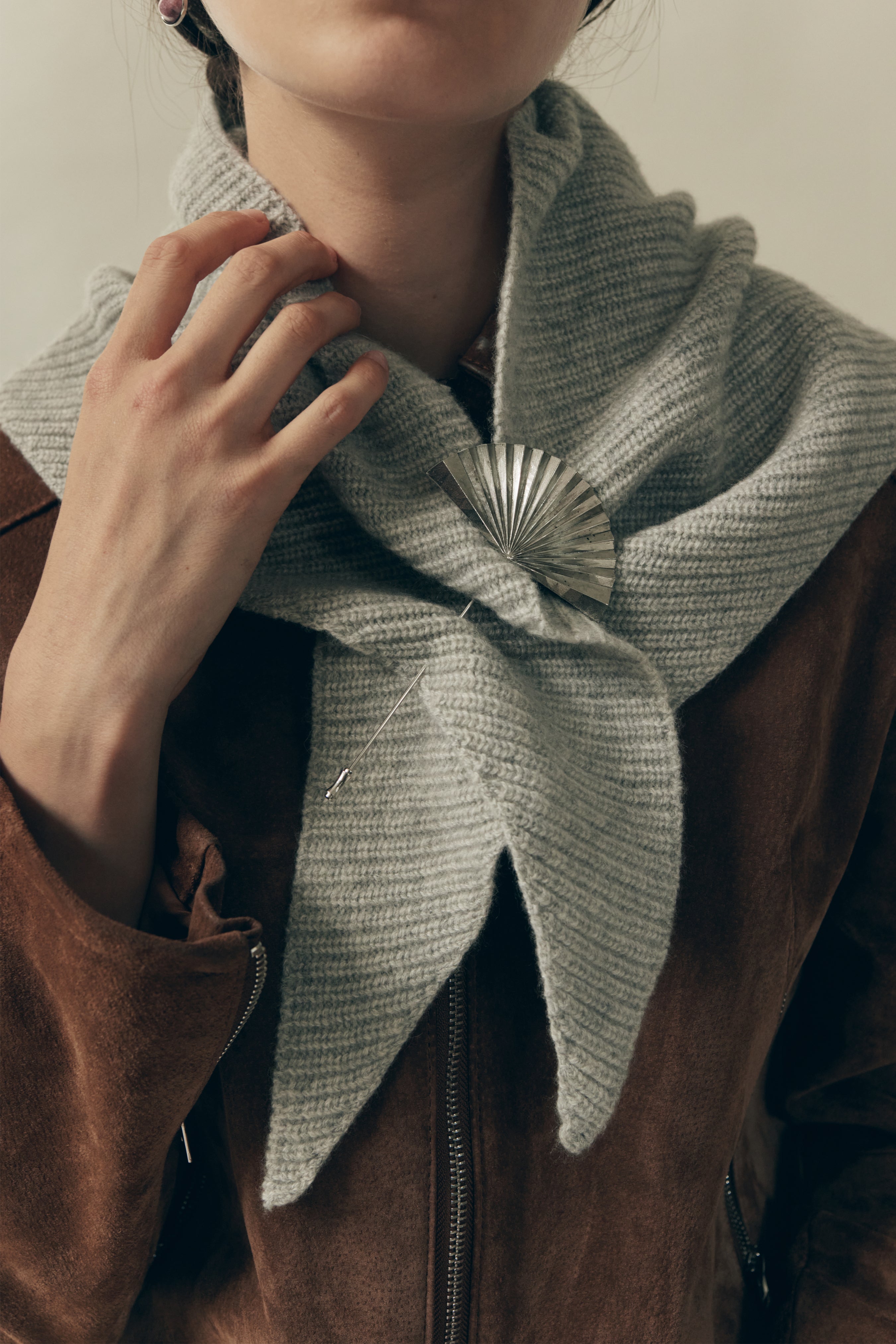 Camille Ribbed Scarf Bandana