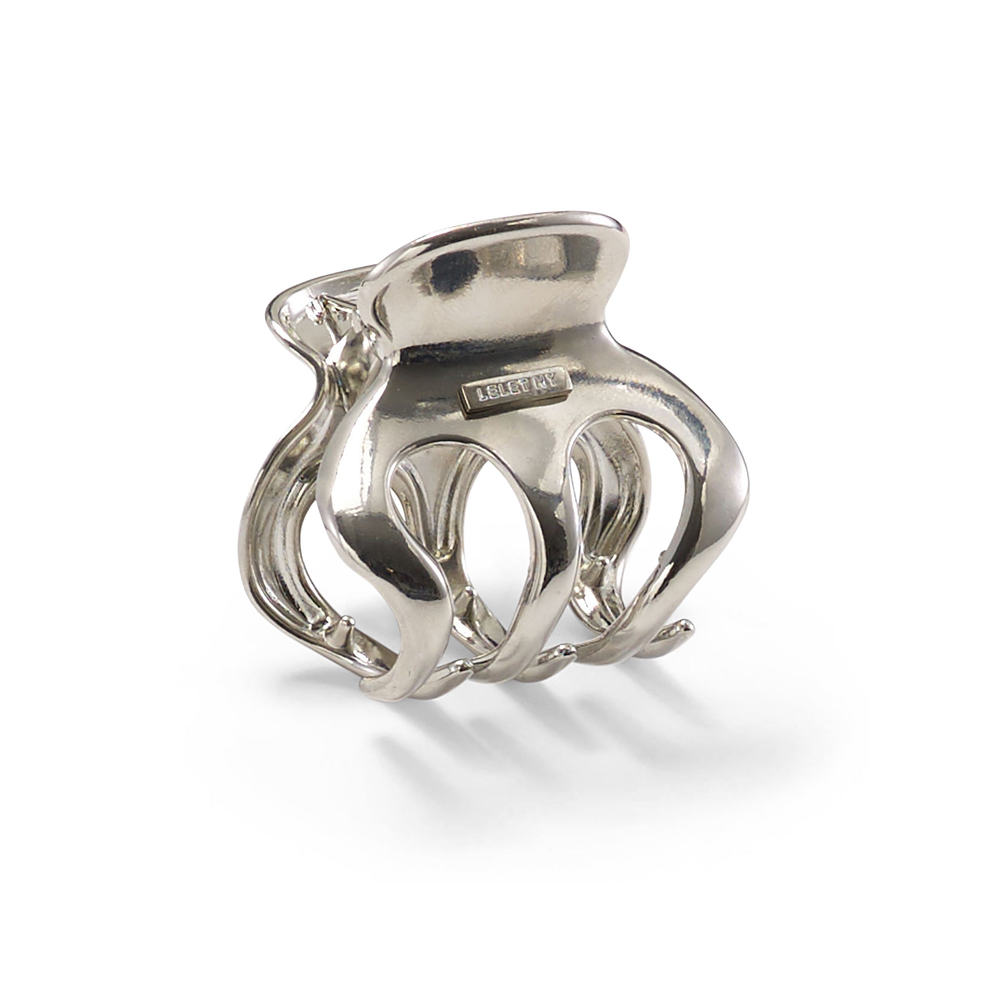 髪の多い方にお勧め　Lelet NY セレネクリップ　ロジウムコーティング Selene Claw Clip | LELET NY