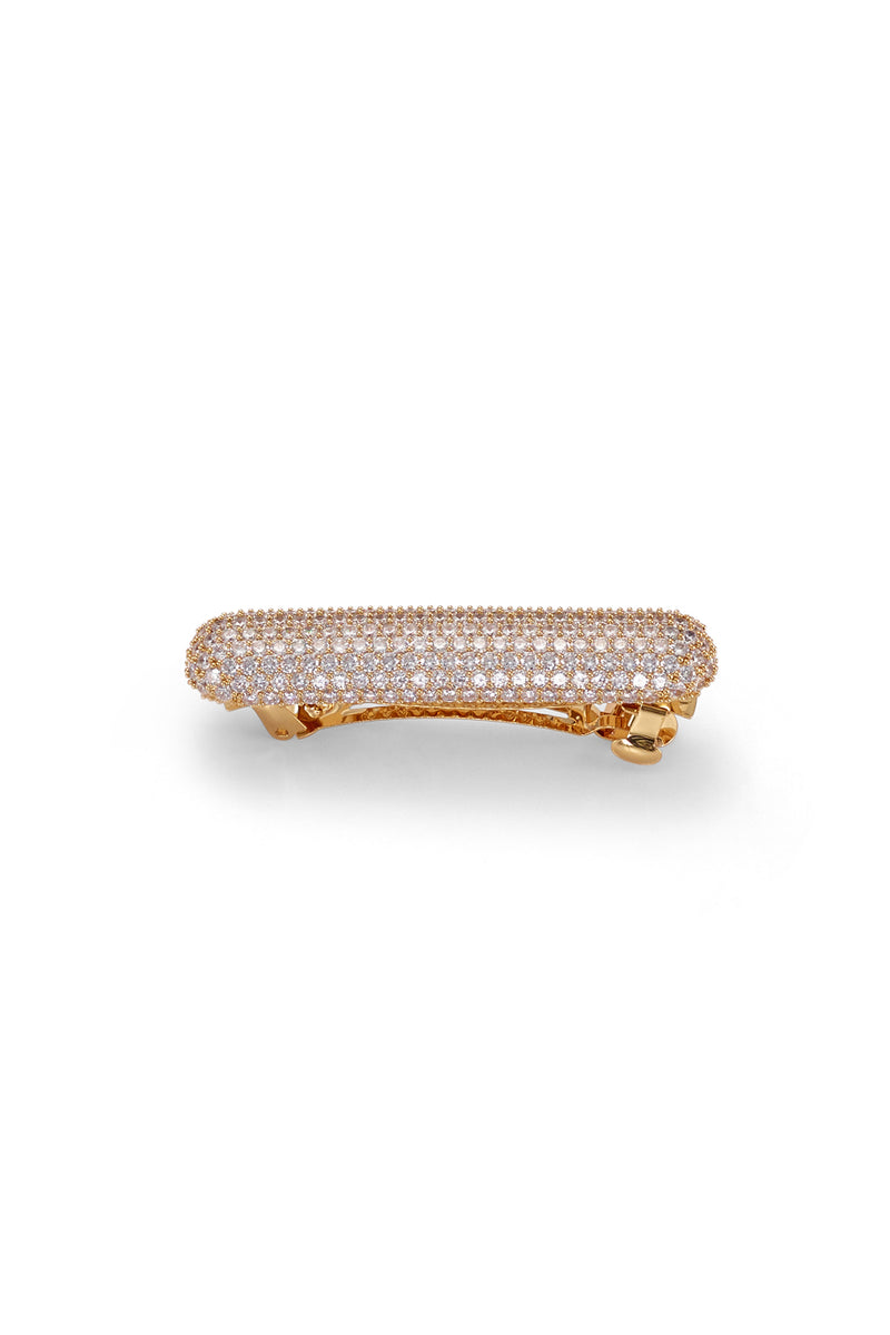 T3 x Lelet NY Crystal Pave Bar Barrette