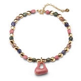 Mara Marble Heart Necklace