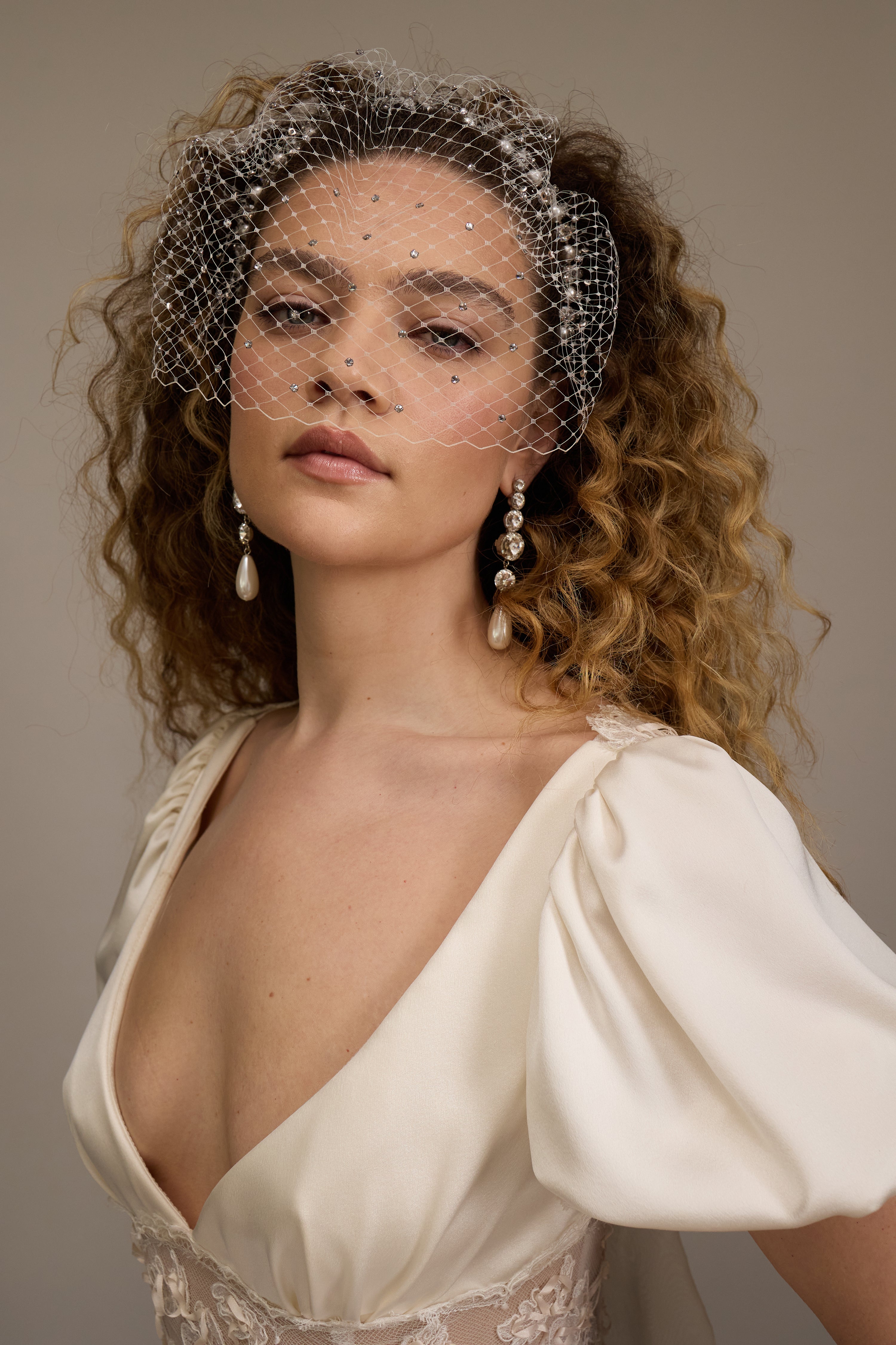 Eloise Blusher Veil | LELET NY