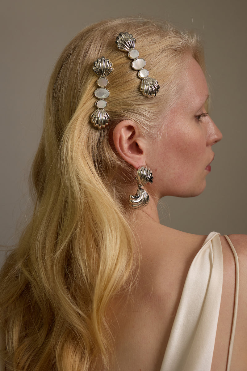 Chiara Shell Bobbi Pin Set of 2