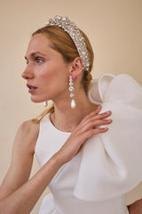 Hannah Crystal Padded Headband