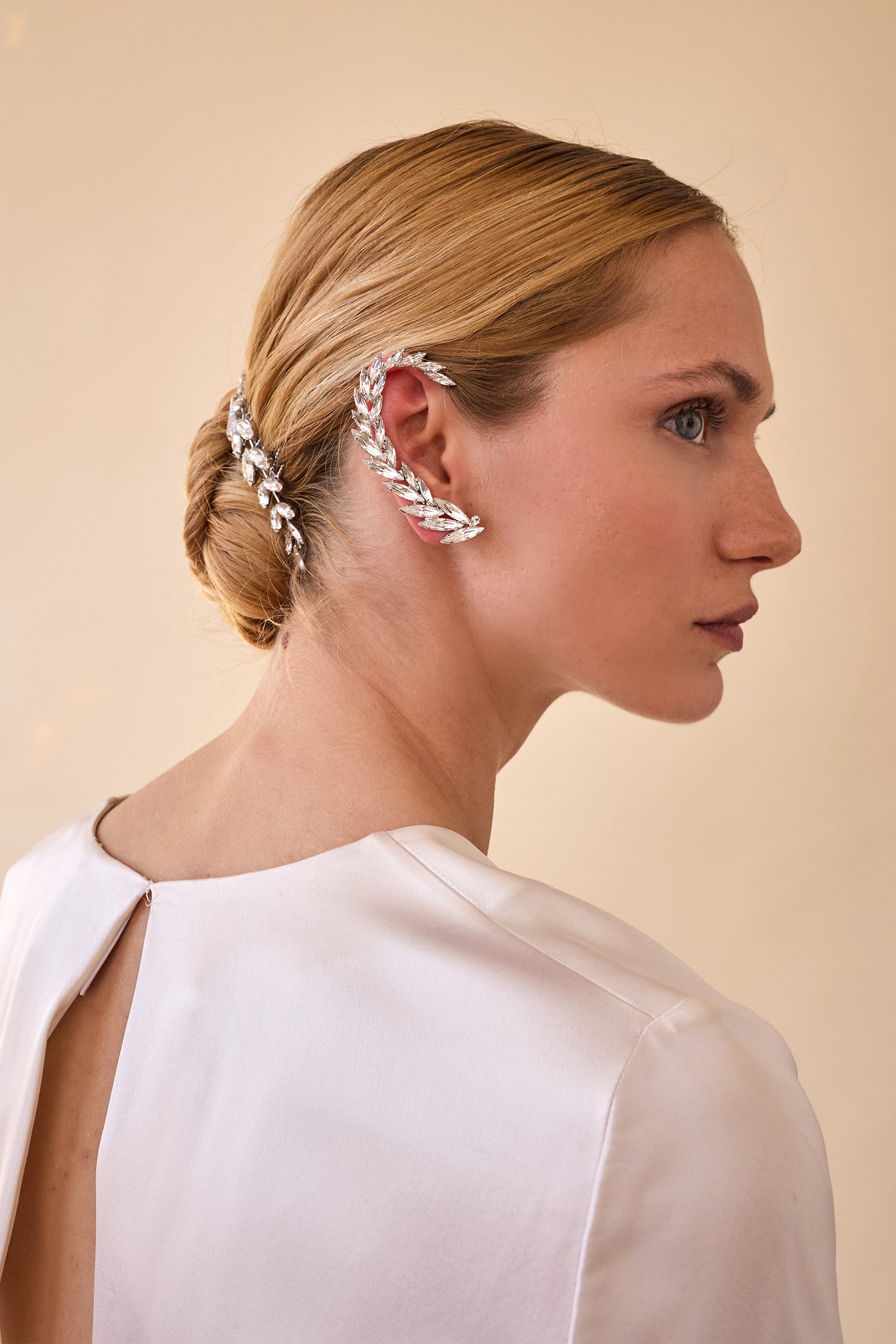 Cruz Crystal Ear Cuff Set