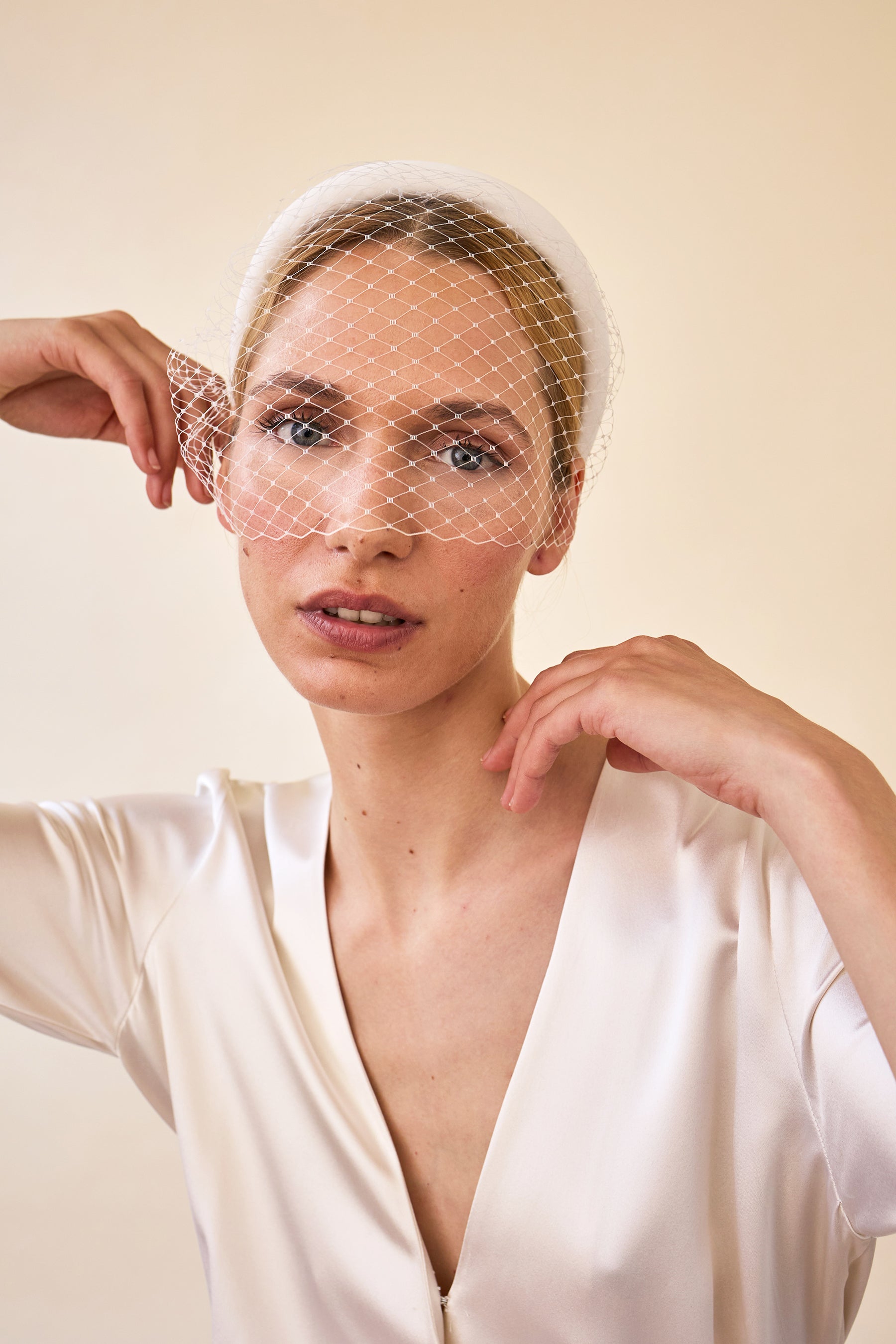 Robyn Blusher Veil Headband | LELET NY