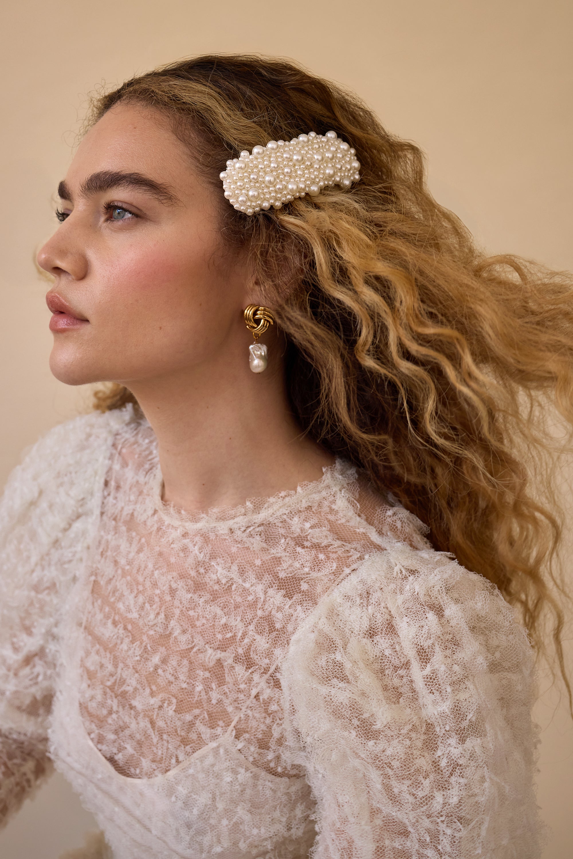 Hannah Pearl Snap Clip Set of 2 | LELET NY