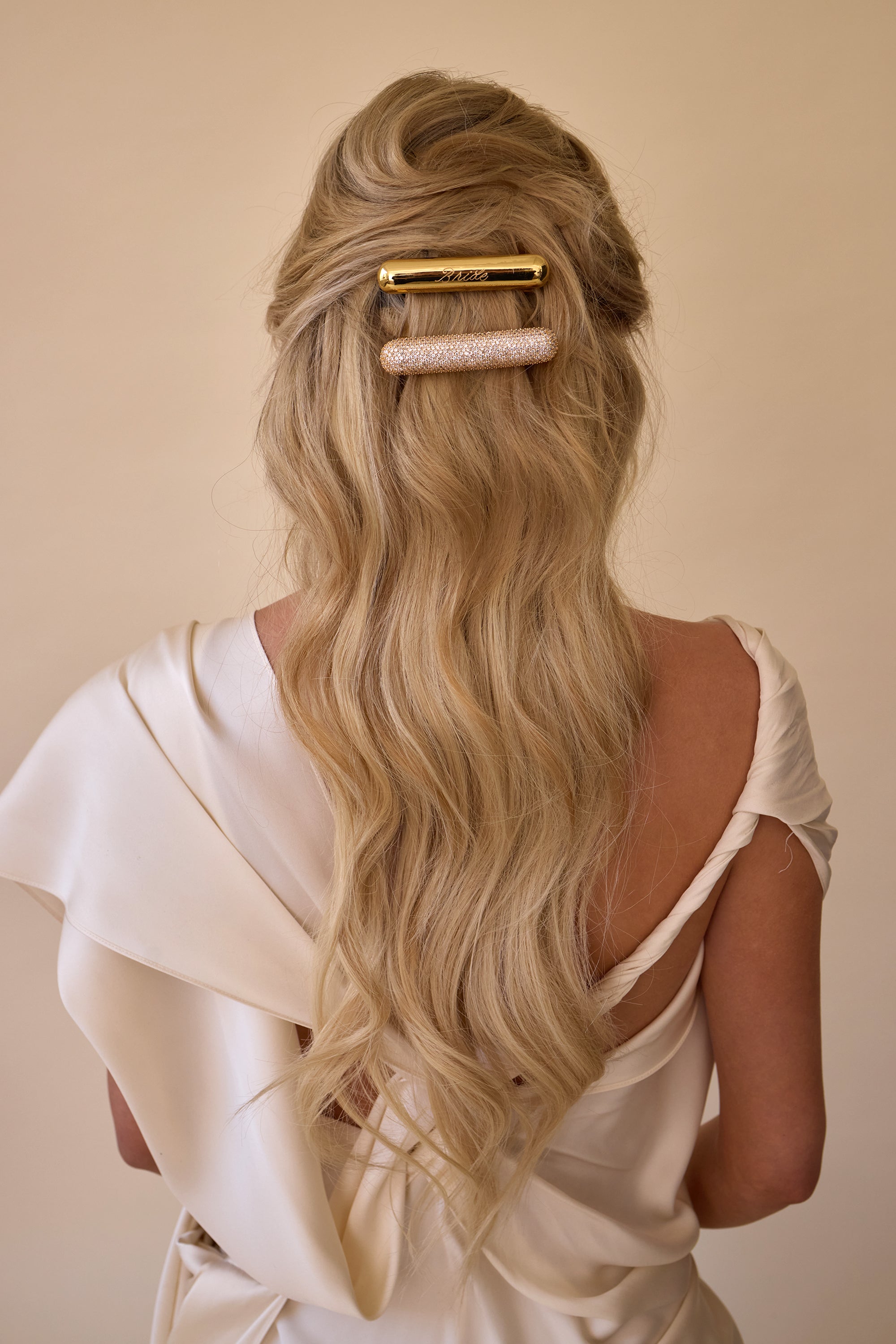 T3 x Lelet NY Crystal Pave Bar Barrette