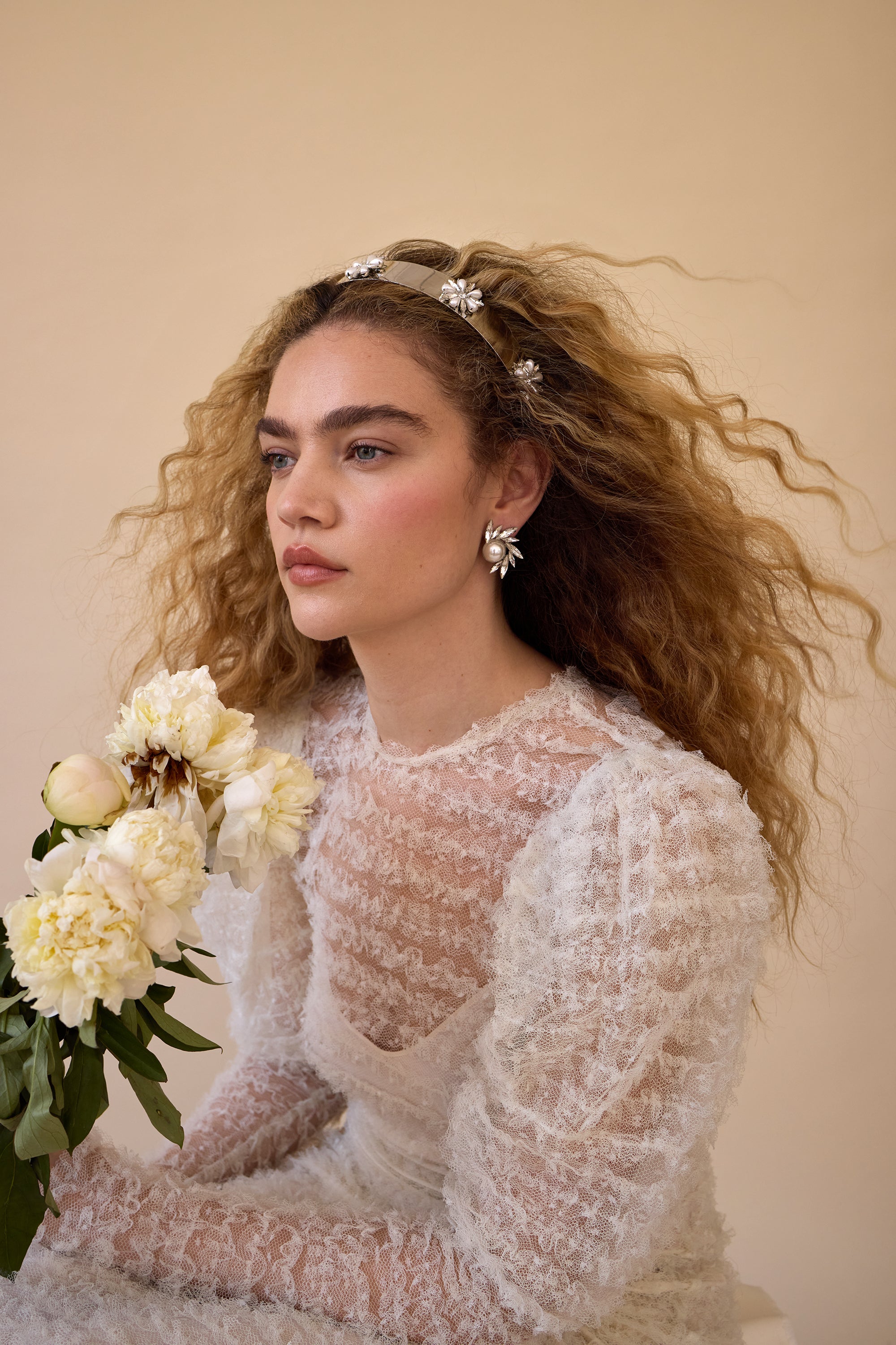 Pearl and Crystal Liv Petite Headband