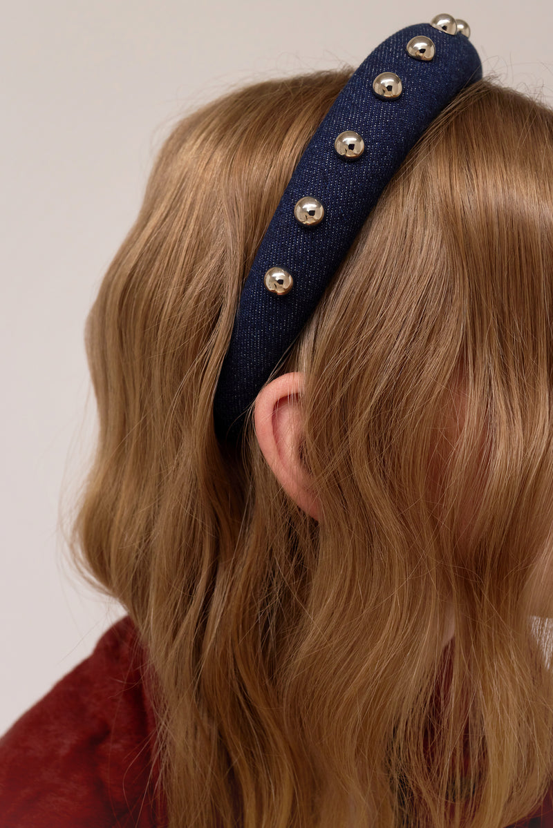 Dakota Denim Studded Headband