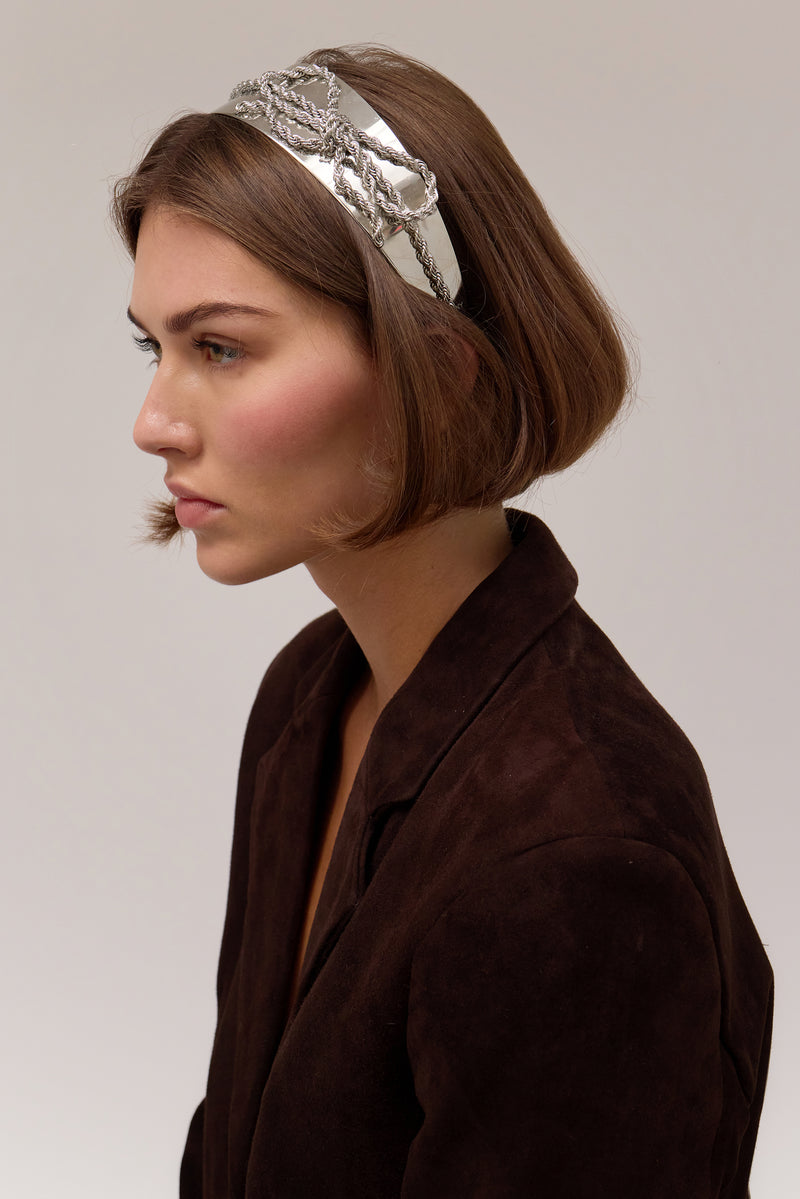 Sasha Mesh Metal Wide Headband