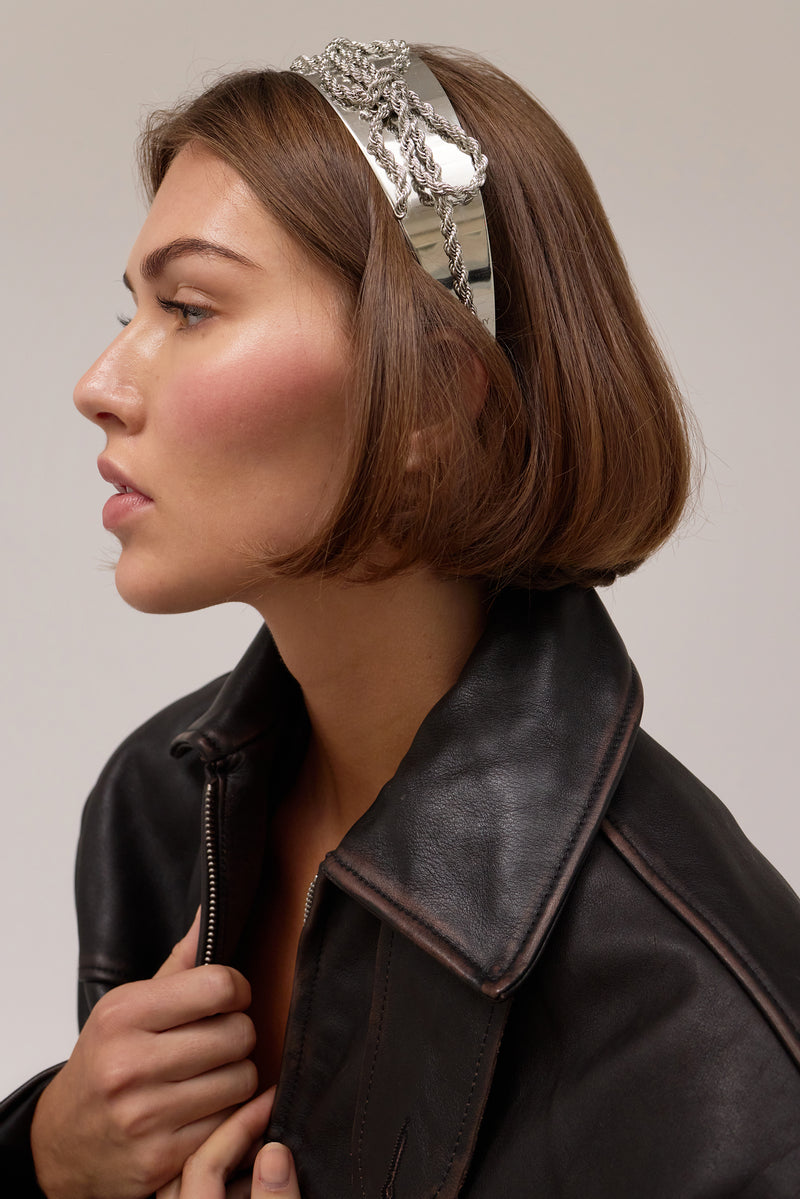 Sasha Mesh Metal Wide Headband