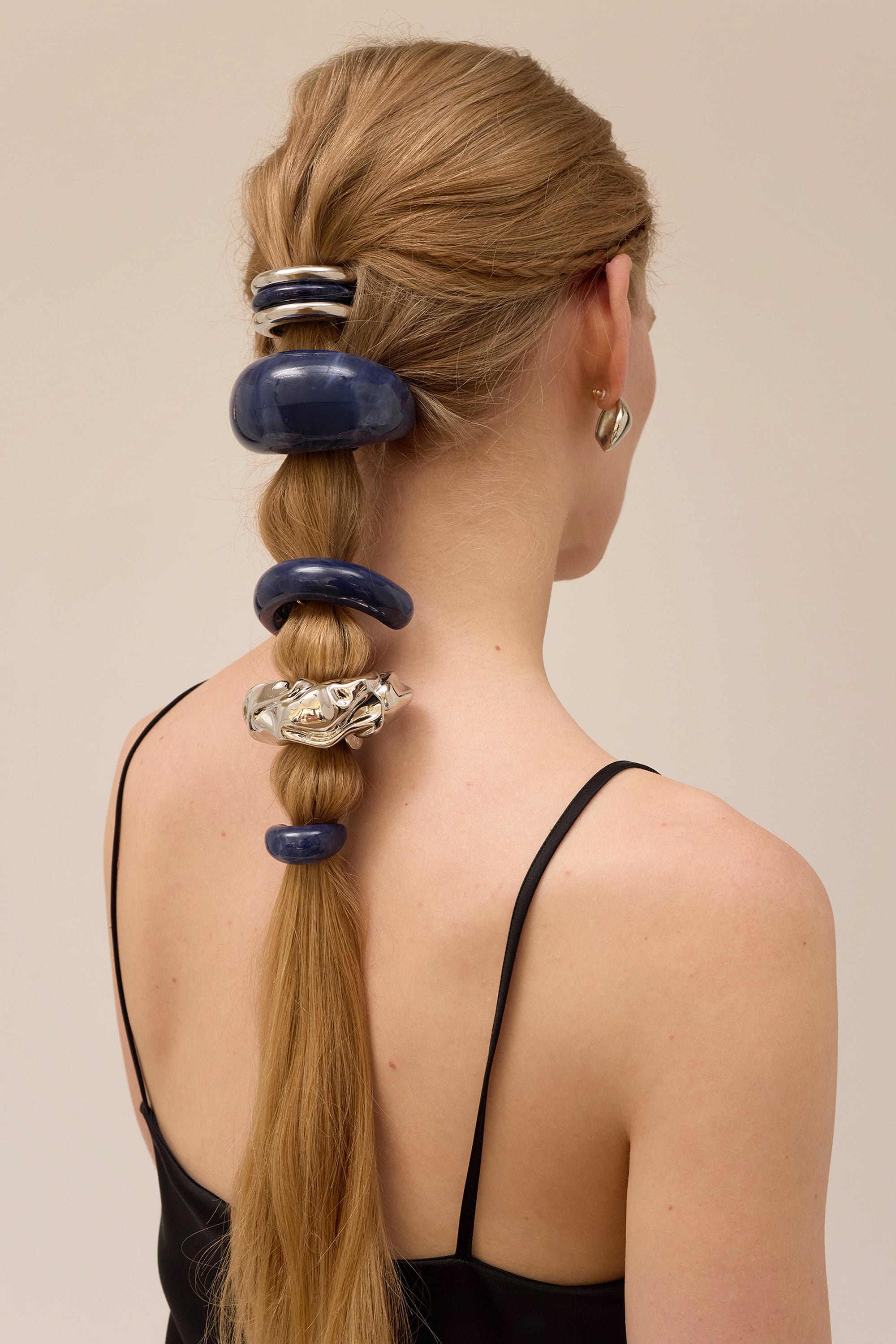 Anya Metal Marble Pony Cuff