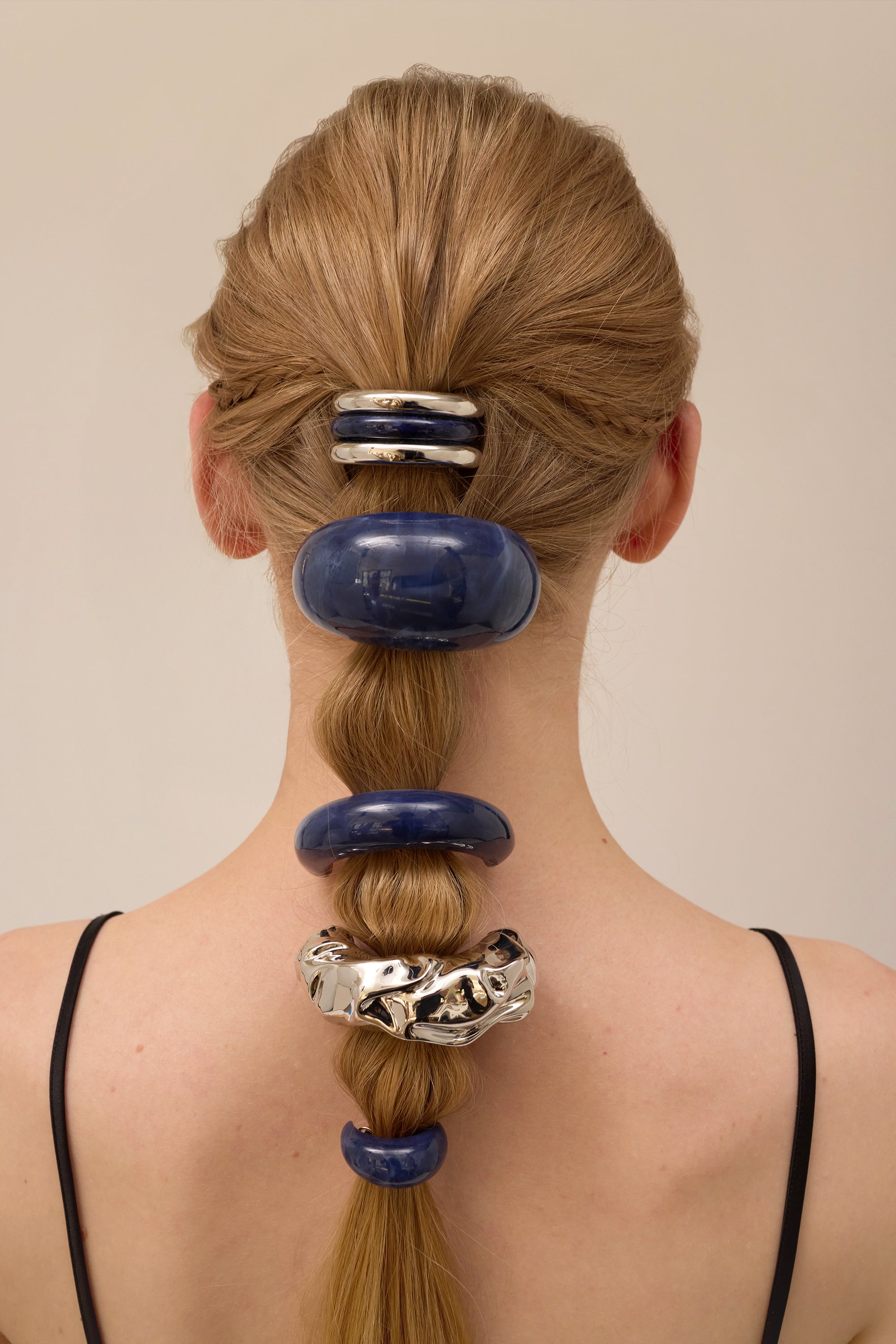 Anya Metal Marble Pony Cuff