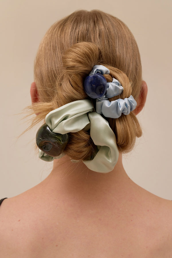 Inara Marble Scrunchie