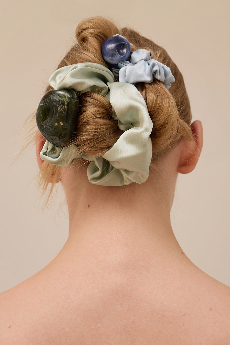Inara Petite Marble Scrunchie
