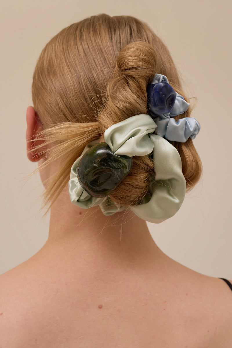 Inara Marble Scrunchie