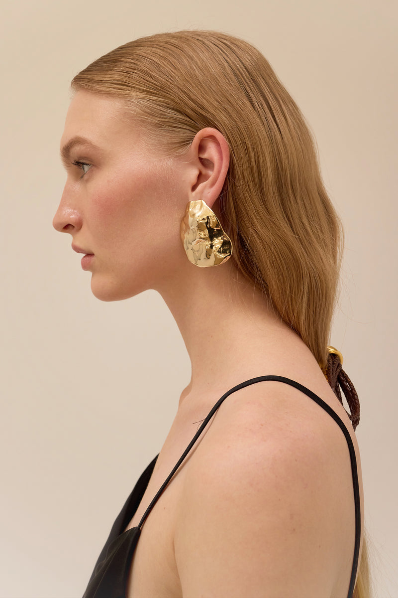 Hera Hammered Earrings