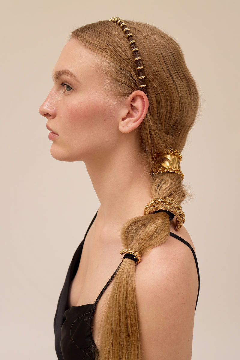 Bentley Braided Leather Headband