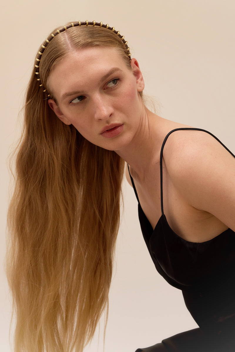 Bentley Braided Leather Headband