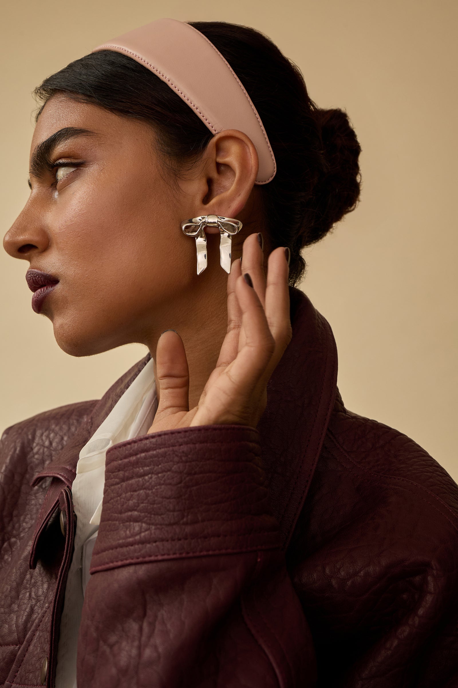 Mary Jane Bow Earrings | LELET NY
