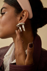 Mary Jane Bow Earrings