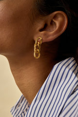 Nova Curb Chain Earrings