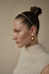Pearl Dome Earrings