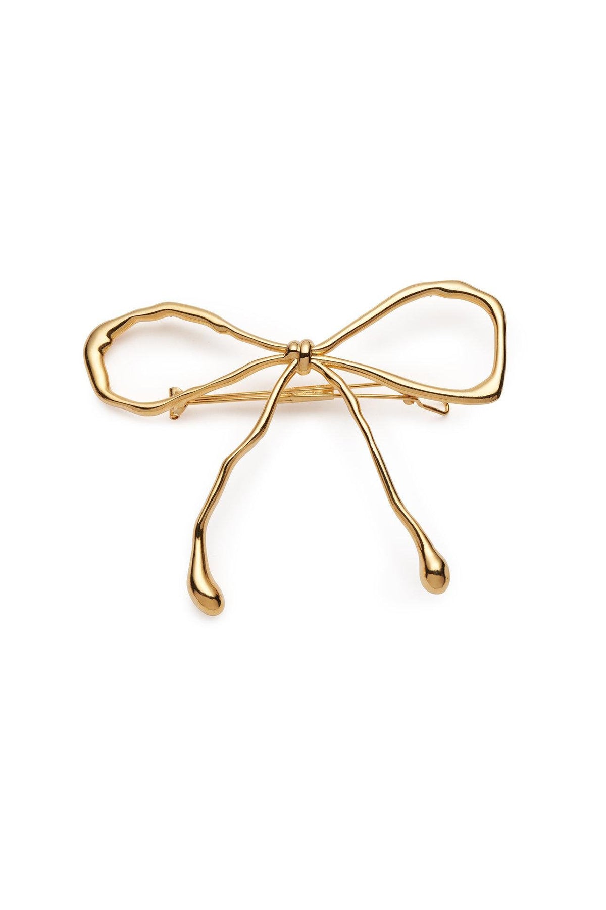 Glossy Bow Barrette