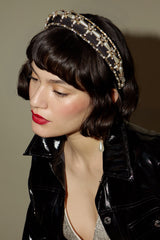 Annie Pearl and Crystal Padded Headband